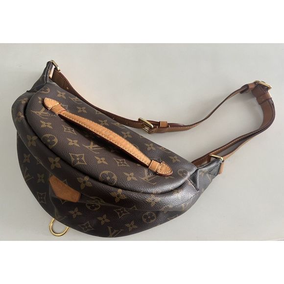 Louis Vuitton LV Monogram Bum Bag Waist Belt Crossbody Brown Canvas - Picture 8 of 10